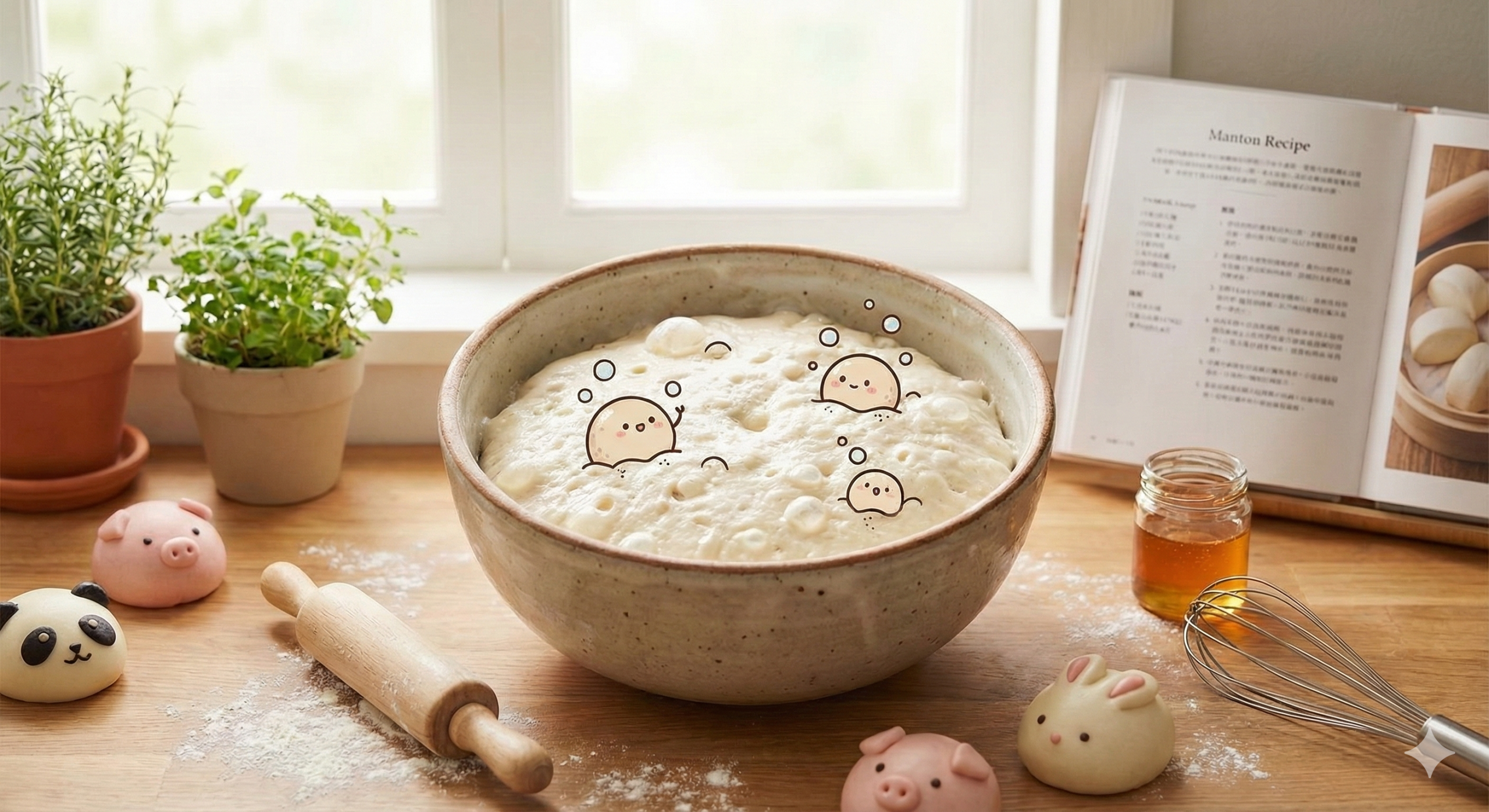 造型饅頭的發酵